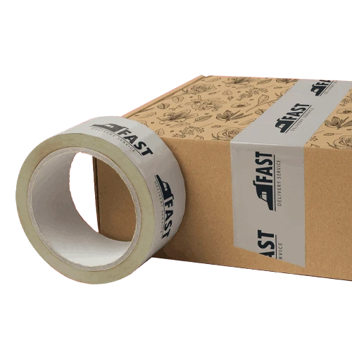 Custom pvc tape with corporate design and industrial adhesive